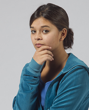 Portrait of teen girl.